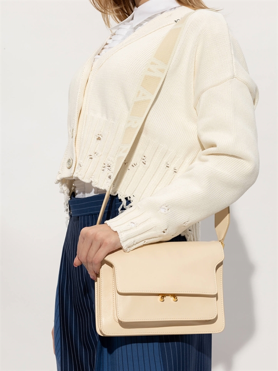 MARNI Medium Soft Trunk Bag, Creme   